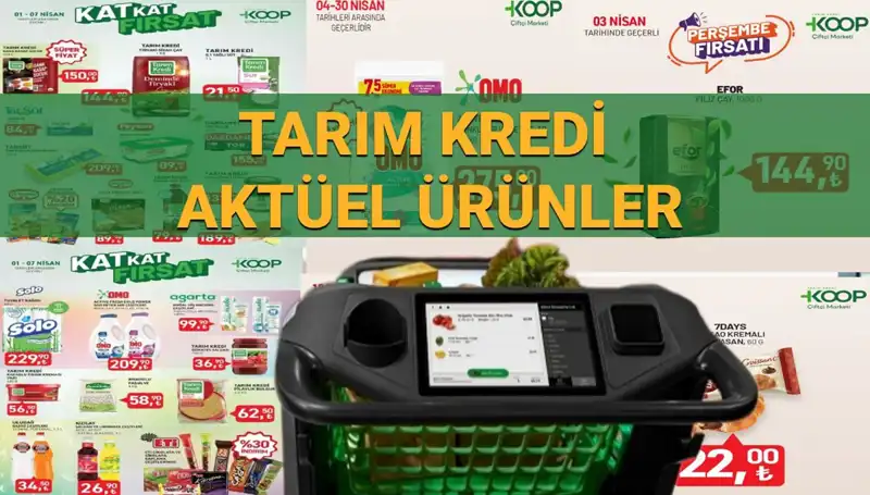 Tarım Kredi Marketleri'nde Nisan Fırsatları: İndirimli Ürünlerle Alışveriş Keyfi!