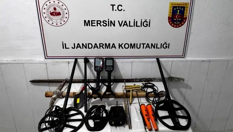 Kaçak Kazı Operasyonunda 5 Şüpheli Gözaltına Alındı