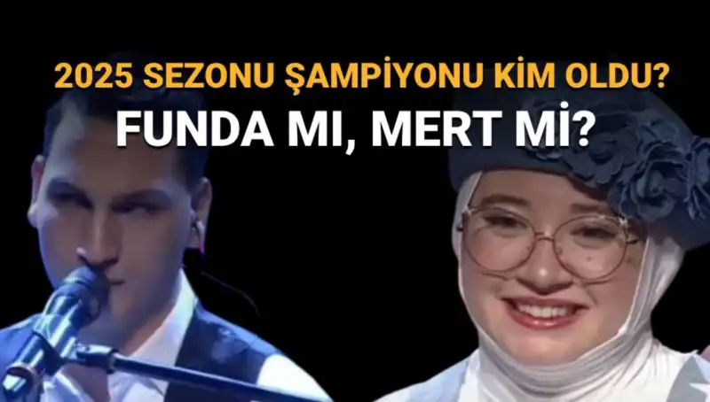O Ses Türkiye 2025 Şampiyonu Kim Oldu? Funda ve Mert Yarıştı!