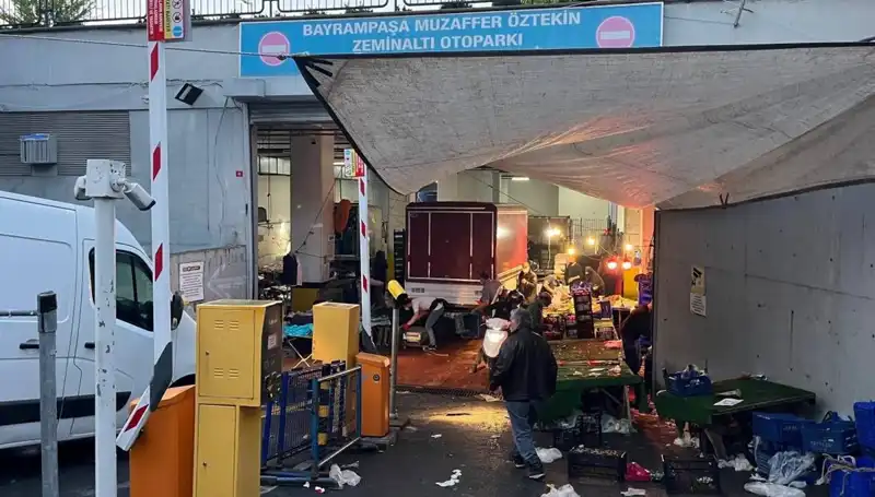 Pazar Yerinde Biber Gazı Krizi: Havanın Göz Yaşarttığı Anlar