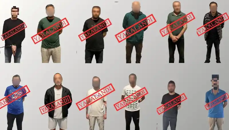 Ulusal Seviye Arananlar Listesindeki 12 Kişi Yakalandı!