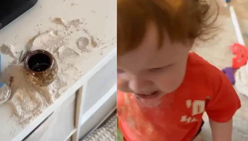 1 Yaşındaki Bebek, Dedesinin Yemeğini Yedi ve Sosyal Medyada Gündem Oldu