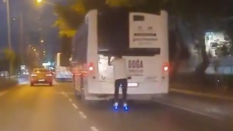 Patenle Trafikte Tehlikeli Yolculuk: Yürekleri Ağıza Getiren Anlar
