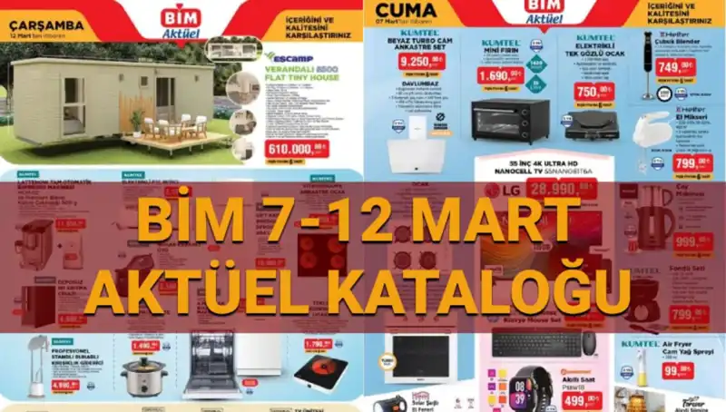 BİM Aktüel Kataloğu 11-12 Mart ile Alışveriş Keyfi Zirveye Çıkıyor!
