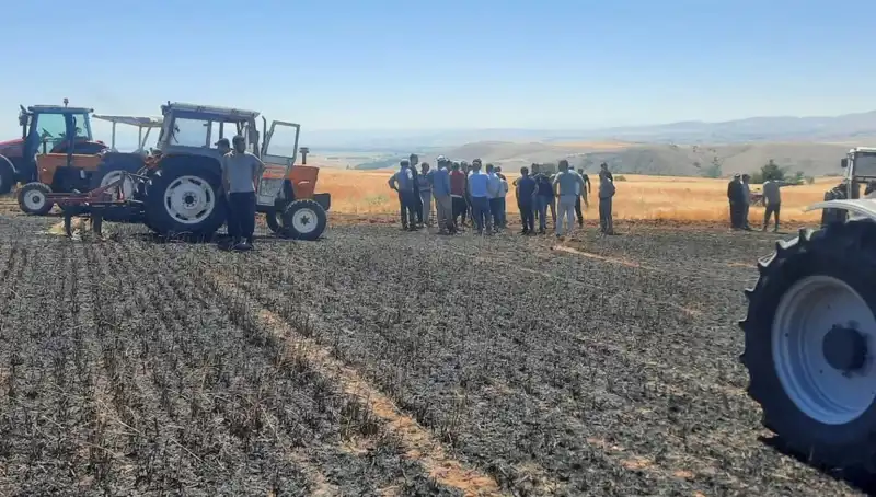 Yozgat’ta 100 Dönüm Tarım Arazisi Küller İçinde Kaldı!