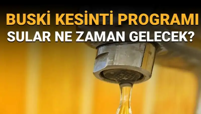 Bursa Nilüfer'de Su Kesintisi: Ne Zaman Su Gelecek?