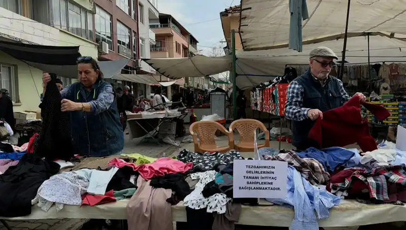 İhtiyaç Sahiplerine Umut Olacak "İyilik Tezgahı" Pazarda Hizmette