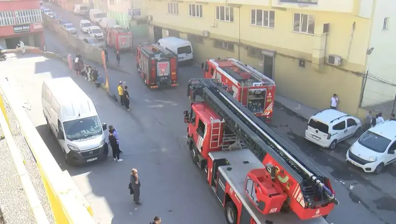 İstanbul'da Tekstil Atölyesinde Yangın: İki Kişi Yaralandı!