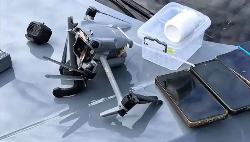 Uyuşturucu Sevkıyatı İçin Kullanılan Drone Hava Sahasında Vuruldu