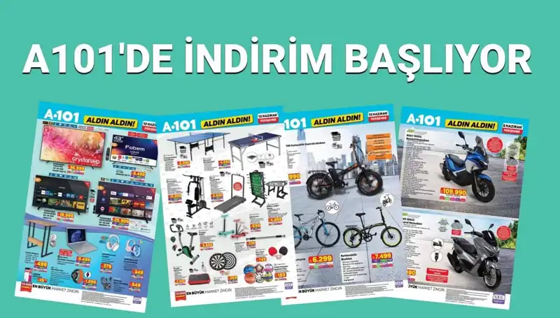 A101'de Haziran 2025 Fırsatları: Spor, Teknoloji ve Oyun Ürünleri İle Dolu Katalog!