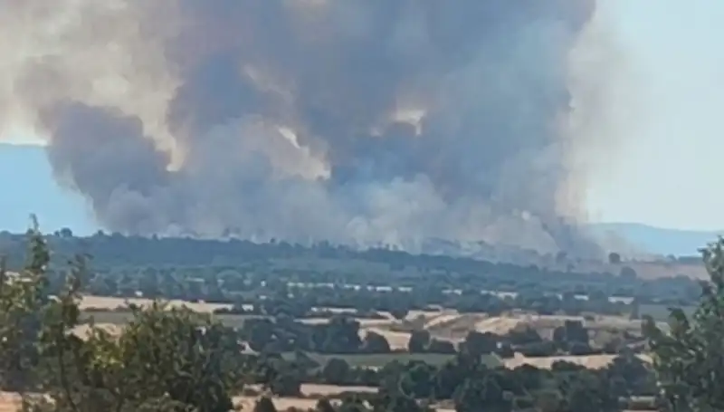 Komşuda yangın felaketi: Edirne’nin havası tehlikeye girdi!