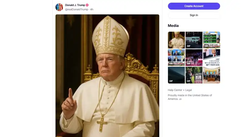 Trump, Papalığı Sarsan Paylaşımıyla Gündemde!