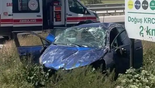 Kontrolden Çıkan Araç Takla Attı: Yerel Halk Şokta