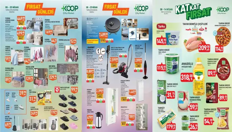 Tarım Kredi KOOP Marketlerinde 12-23 Nisan İndirimleriyle Alışveriş Keyfi