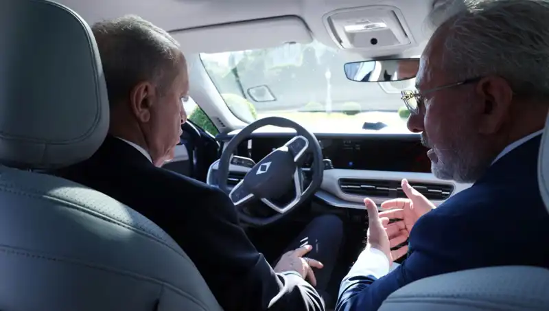 Cumhurbaşkanı Erdoğan, Togg'un Yeni Modeli ile Fark Yarattı